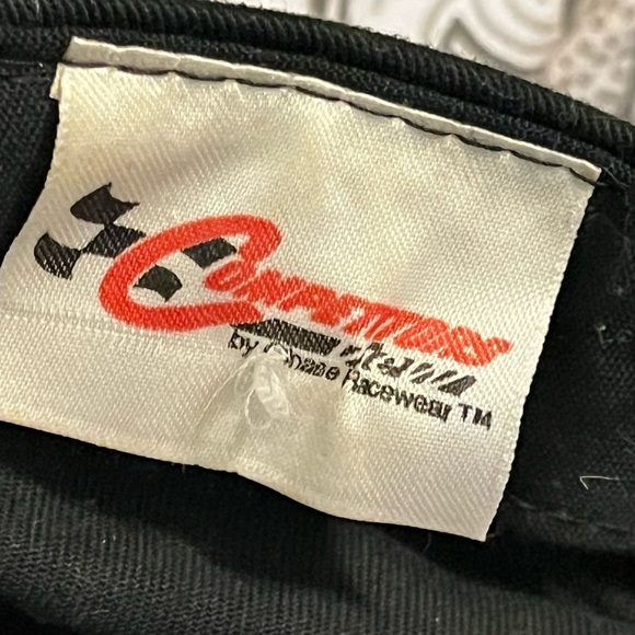 Vintage NASCAR snap back hat #18 Bob Labonte Signed Interstate Batteries Black - Picture 10 of 11